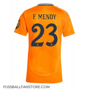 Real Madrid Ferland Mendy #23 Replik Auswärtstrikot Damen 2024-25 Kurzarm